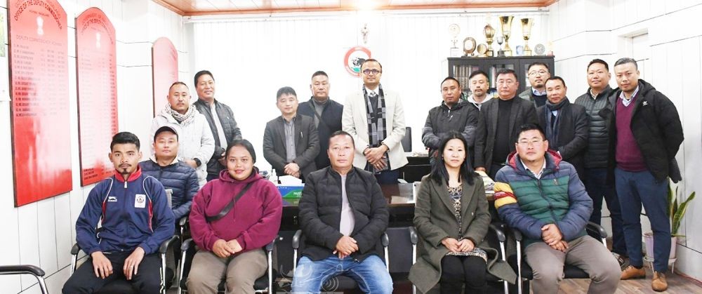 DC Kohima, Kumar Ramnikant IAS with others during the consultative meeting held on February 2. (DIPR Photo)